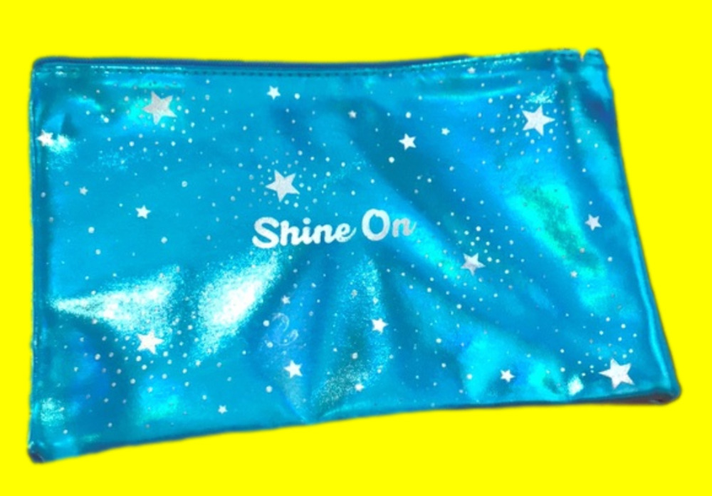 6/$20 NWT Shine on pencil pouch